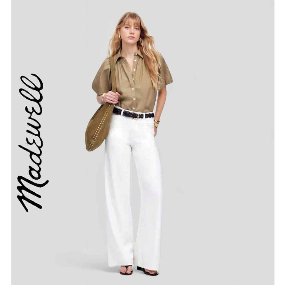 NWT Madewell Super Wide Jeans: Airy Denim Edition